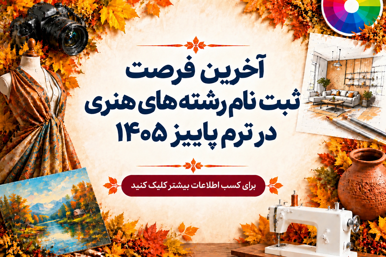 
                                                    آخرین فرصت ثبت نام
