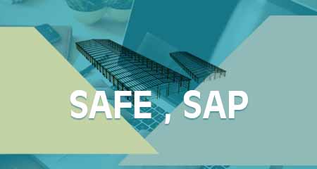 طراحی و  محاسبات سازه هاي صنعتی با SAFE  ,  SAP